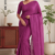 Magenta-Purple Handloom Cotton Saree DC3924