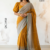 Mustard Yellow Handloom Cotton Saree DC3930