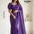 Purple Handloom Cotton Saree DC3934