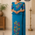 Light Blue  Embroidery Cotton Saree EMC2253