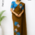 Brown Embroidery Cotton Saree EMC2265