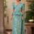 Sea-Green Embroidery Silk Saree EMS2050