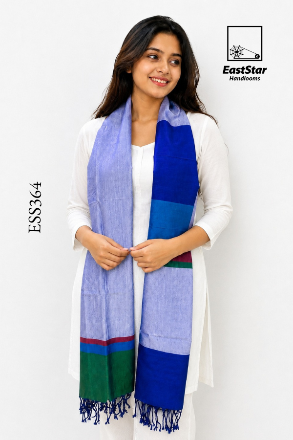 Colour Full Silk Handloom Shawls ESS364 Colour Full Silk Handloom Shawls ESS364