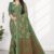 Sage Green Indian Saree GAN041