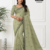 Sage Green Indian Saree GAN063