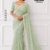 Sage Green Indian Wedding Saree HAR019
