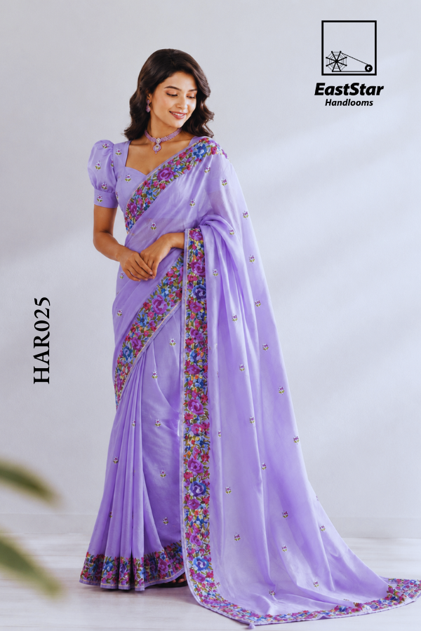 Lavender Indian Wedding Saree HAR025 Lavender Indian Wedding Saree HAR025