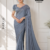 Grey  Indian Wedding Saree HAR120