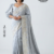 Grey  Indian Wedding Saree HAR134