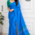 Royal Blue Handloom  Silk Saree JS2420