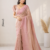 Blush Pink  Handloom Silk Saree JS4443