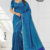 Teal Blue  Handloom  Silk Saree JS4451