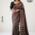 Dark Mauve  Handloom  Silk Saree JS4506