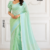 Mint green  Handloom Silk  Saree JS4522