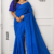 Blue  Handloom Silk Saree JS4625