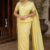 Cream Yellow Handloom Silk Saree JS4652