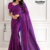 Magenta-Purple Handloom Silk Saree JS4680