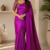 Magenta-Purple Handloom Silk Saree JS4689
