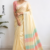 Soft Cream Handloom Silk Saree JS4698