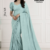 Light Seafoam Shade Handloom Silk Saree JS4768