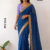 Royal Blue Handloom Cotton Saree PUC1034